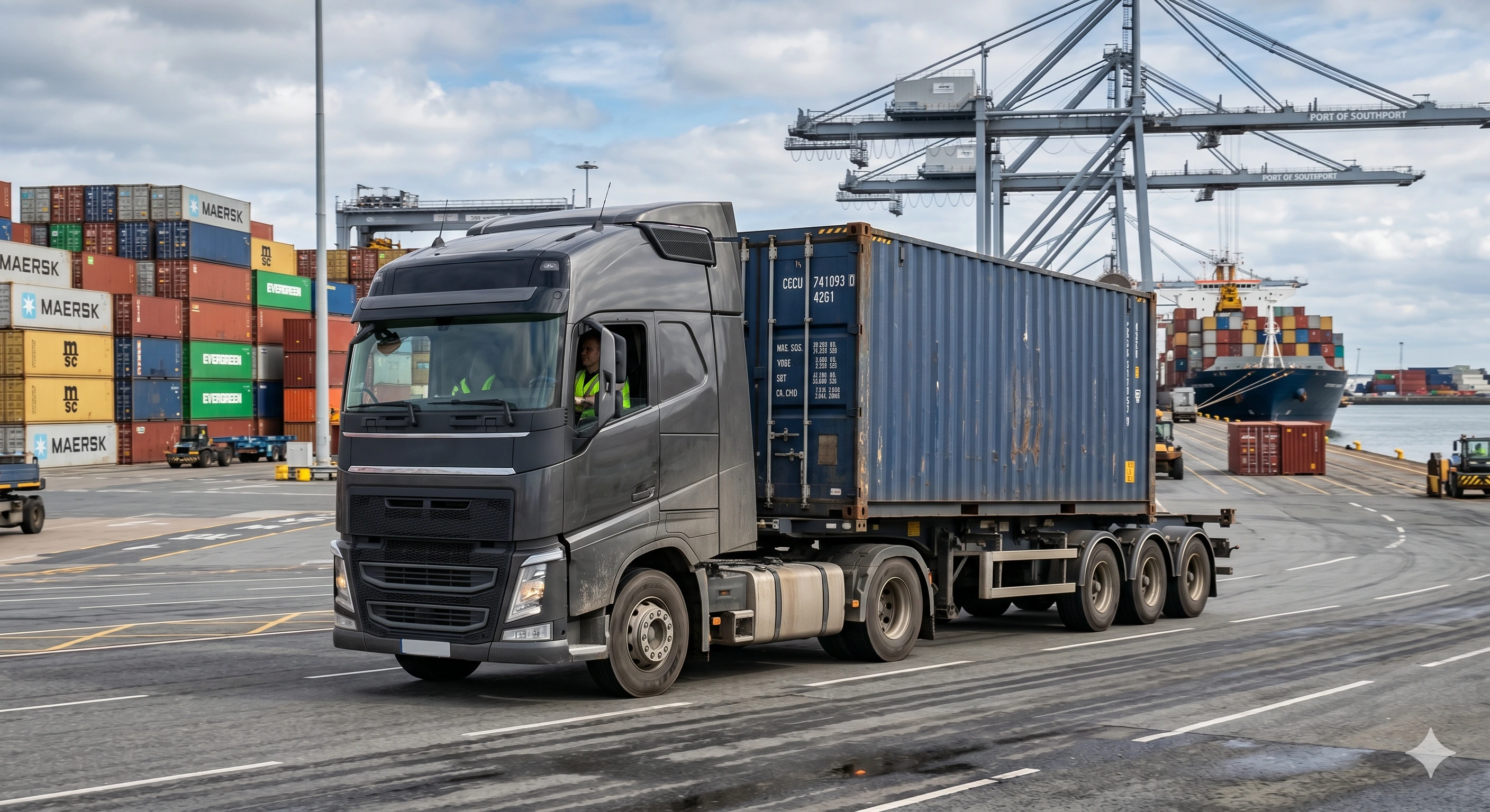 Cargo transportation truck